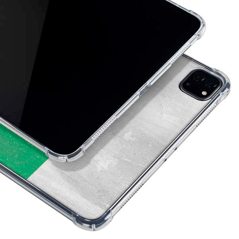 Bulgarian Flag Distressed iPad Pro 12.9in (2020) Clear Case