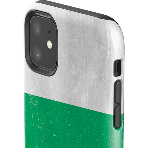 Bulgarian Flag Distressed iPhone 11 Impact Case