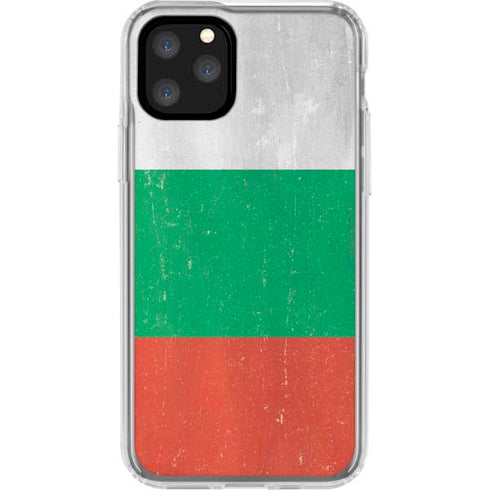 Bulgarian Flag Distressed iPhone 11 Pro Clear Case