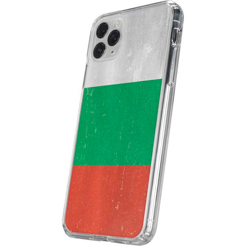 Bulgarian Flag Distressed iPhone 11 Pro Clear Case