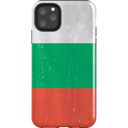 Bulgarian Flag Distressed iPhone 11 Pro Max Impact Case