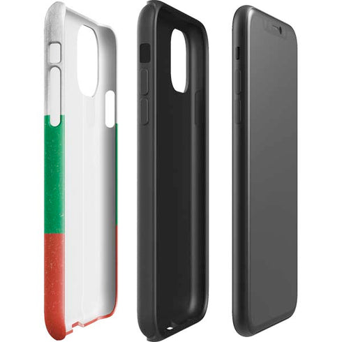 Bulgarian Flag Distressed iPhone 11 Pro Max Impact Case