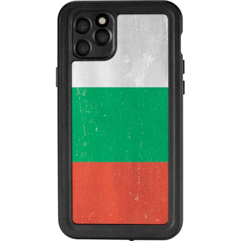 Bulgarian Flag Distressed iPhone 11 Pro Max Waterproof Case