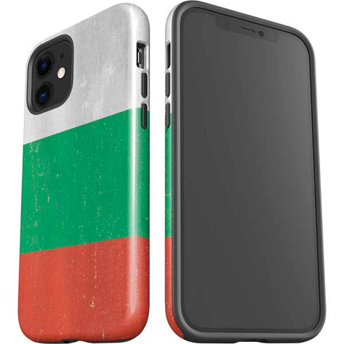 Bulgarian Flag Distressed iPhone 12 Impact Case