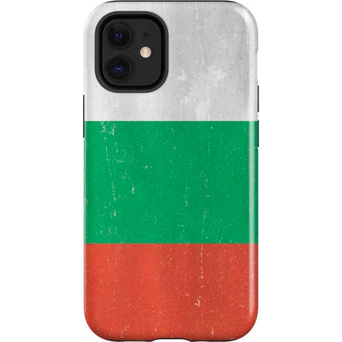 Bulgarian Flag Distressed iPhone 12 Mini Impact Case