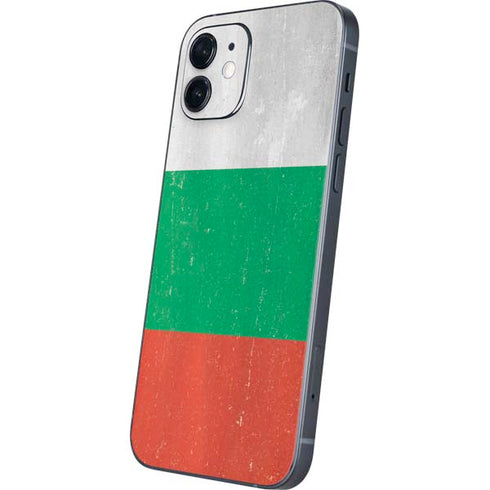Bulgarian Flag Distressed iPhone 12 Mini Skin