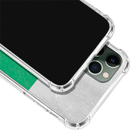 Bulgarian Flag Distressed iPhone 12 Pro Clear Case
