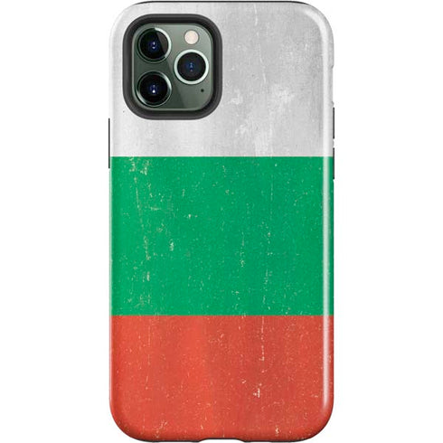 Bulgarian Flag Distressed iPhone 12 Pro Impact Case