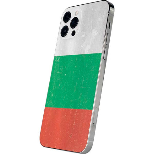 Bulgarian Flag Distressed iPhone 12 Pro Skin