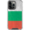 Bulgarian Flag Distressed iPhone 13 Pro Clear Case