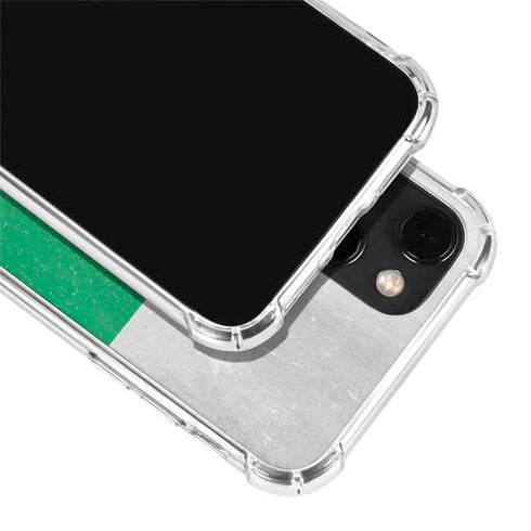 Bulgarian Flag Distressed iPhone 14 Clear Case