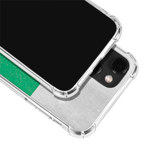 Bulgarian Flag Distressed iPhone 14 Plus Clear Case