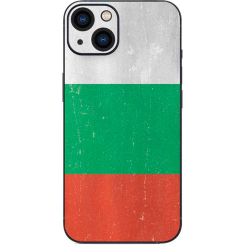 Bulgarian Flag Distressed iPhone 15 Plus Skin