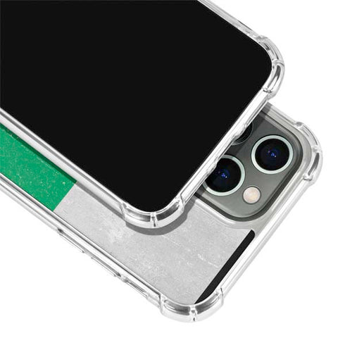 Bulgarian Flag Distressed iPhone 15 Pro Clear Case