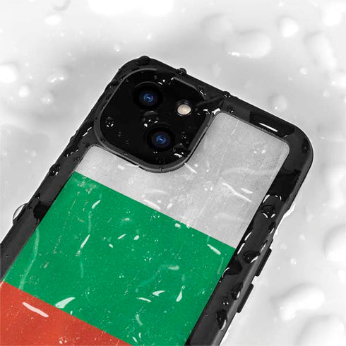Bulgarian Flag Distressed iPhone 15 Waterproof Case