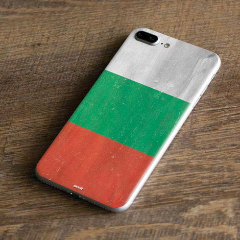 Bulgarian Flag Distressed iPhone 7 Plus Skin