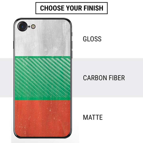 Bulgarian Flag Distressed iPhone SE (2nd & 3rd Gen) Skin