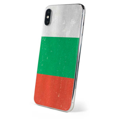 Bulgarian Flag Distressed iPhone XS Max Skin