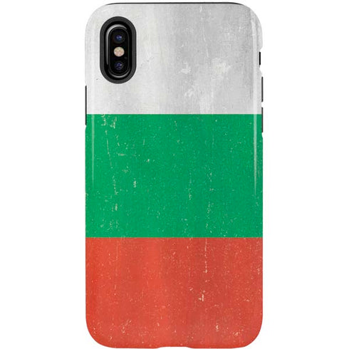 Bulgarian Flag Distressed iPhone XS Pro Case