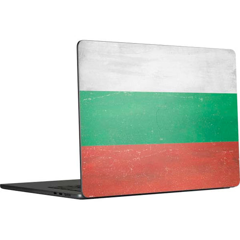 Bulgarian Flag Distressed MacBook Air 15 in (2023) Skin