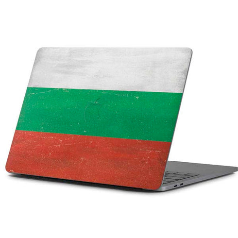 Bulgarian Flag Distressed Apple MacBook Pro 13-inch Skin