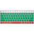 Bulgarian Flag Distressed Magic Keyboard Skin