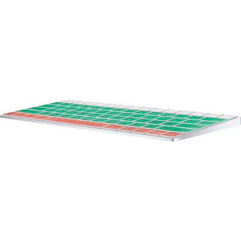 Bulgarian Flag Distressed Magic Keyboard Skin
