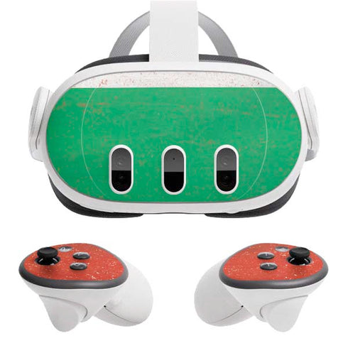 Bulgarian Flag Distressed Meta Quest 3 Skin