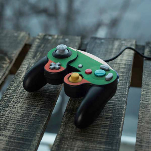 Bulgarian Flag Distressed Nintendo GameCube Controller Skin