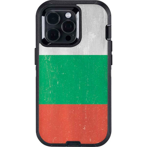 Bulgarian Flag Distressed Otterbox Defender iPhone Skin