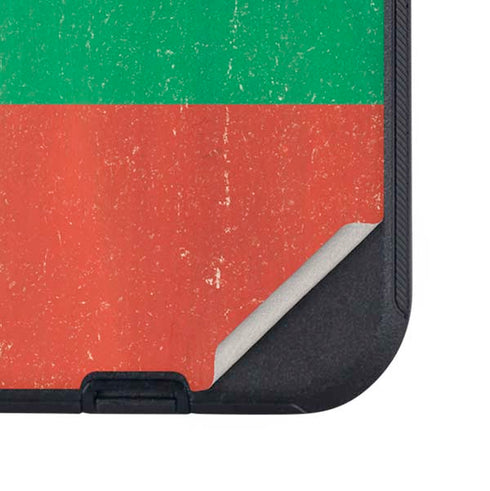 Bulgarian Flag Distressed Otterbox Defender iPhone Skin