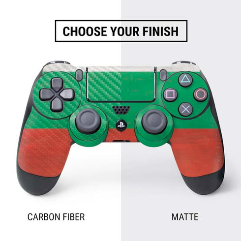 Bulgarian Flag Distressed PS4 Controller Skin
