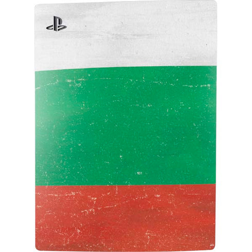 Bulgarian Flag Distressed PS5 Digital Edition Bundle Skin