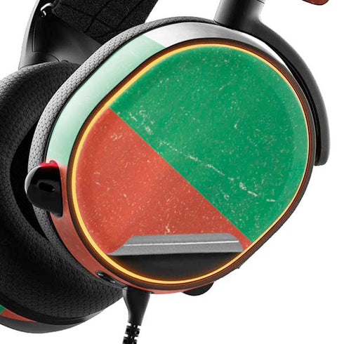 Bulgarian Flag Distressed SteelSeries Arctis 5 Skin
