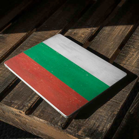 Bulgarian Flag Distressed Surface Laptop 2 Skin