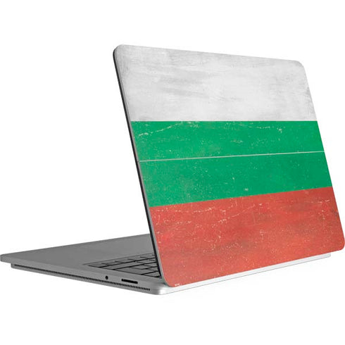 Bulgarian Flag Distressed Surface Laptop Studio Skin