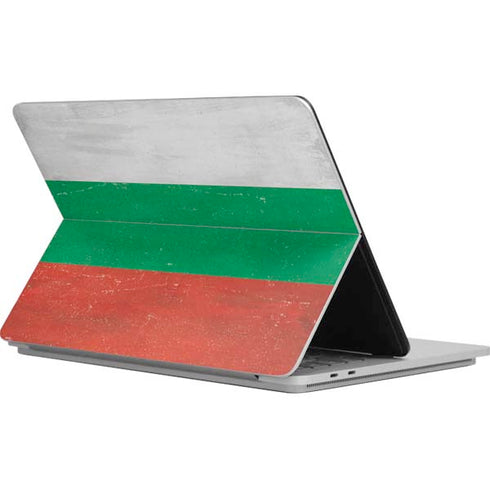 Bulgarian Flag Distressed Surface Laptop Studio Skin