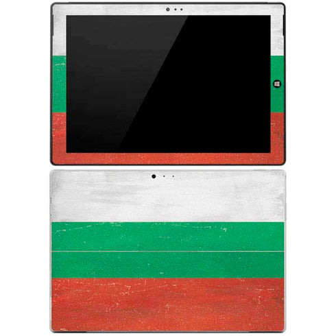 Bulgarian Flag Distressed Surface Pro 3 Skin