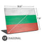 Bulgarian Flag Distressed Universal Laptop 13in (10.6 x 7.6in) Skin