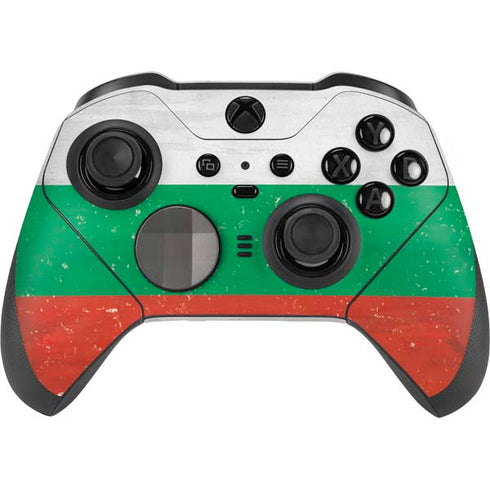 Bulgarian Flag Distressed Xbox Elite Wireless Controller Series 2 Skin