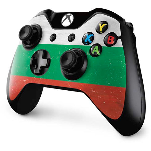 Bulgarian Flag Distressed Xbox One Controller Skin