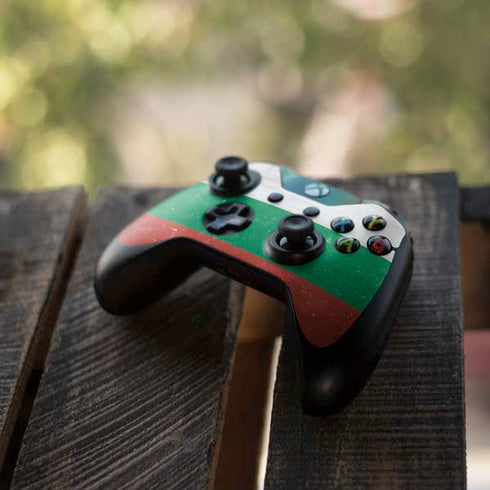 Bulgarian Flag Distressed Xbox One Controller Skin