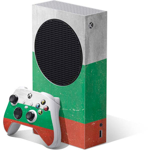 Bulgarian Flag Distressed Xbox Series S Skins