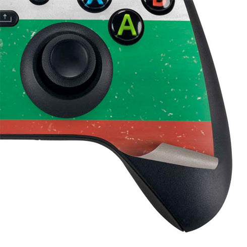 Bulgarian Flag Distressed Xbox Series X Controller Skin