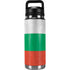 Bulgarian Flag Distressed YETI Rambler 26oz Bottle Skin