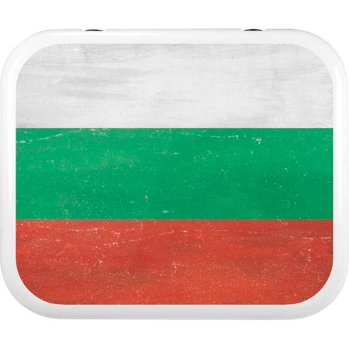 Bulgarian Flag Distressed YETI Roadie 24 Hard Cooler Skin
