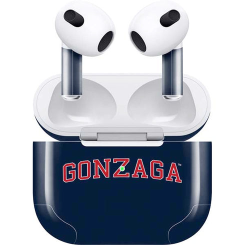 Gonzaga University Bulldogs Apple AirPods (3rd Gen 2021) Skin