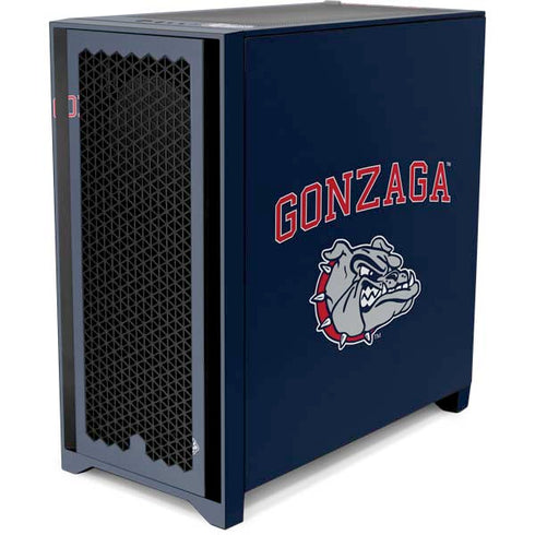 Gonzaga University Bulldogs Corsair 4000D Tempered Glass Mid-Tower ATX Case Skin