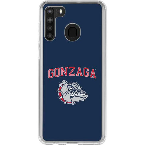 Gonzaga University Bulldogs Galaxy A21 Clear Case