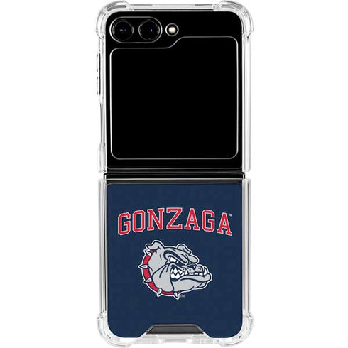 Gonzaga University Bulldogs Galaxy Z Flip5 5G Clear Case